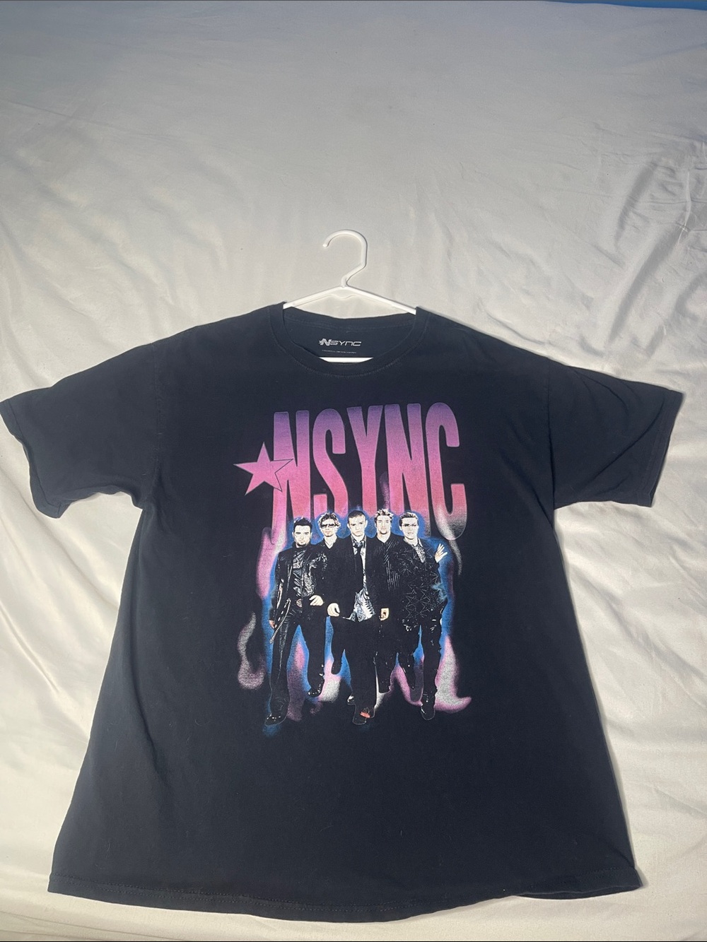 Black Graphic Band Tee - Black NSYNC